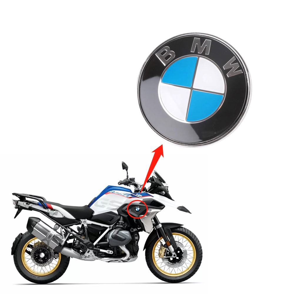 适合R1250GS R1200GS R1200RT改装车侧板BMWLOGO标志 BMW立体标