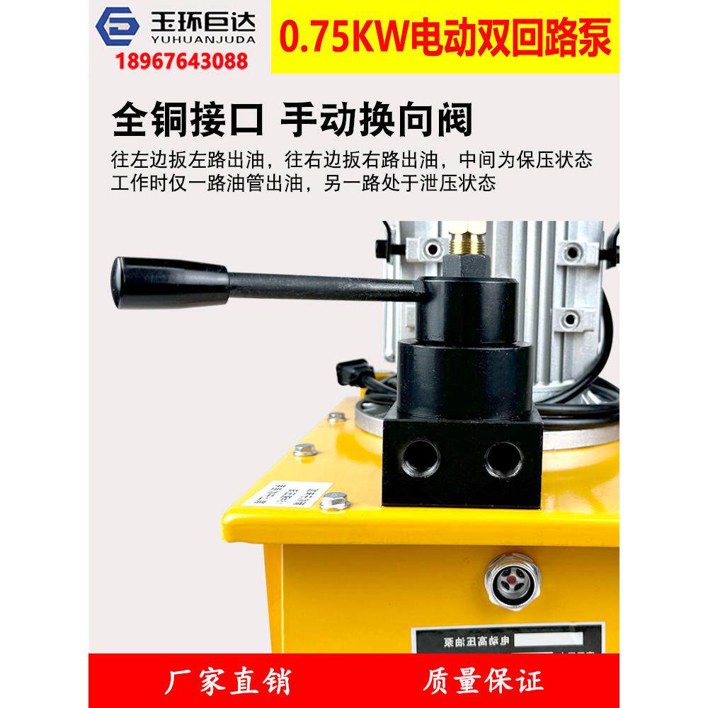 双回路电动液压泵站普通浦手板回泵高压油泵超动高压油ZCB-700A压
