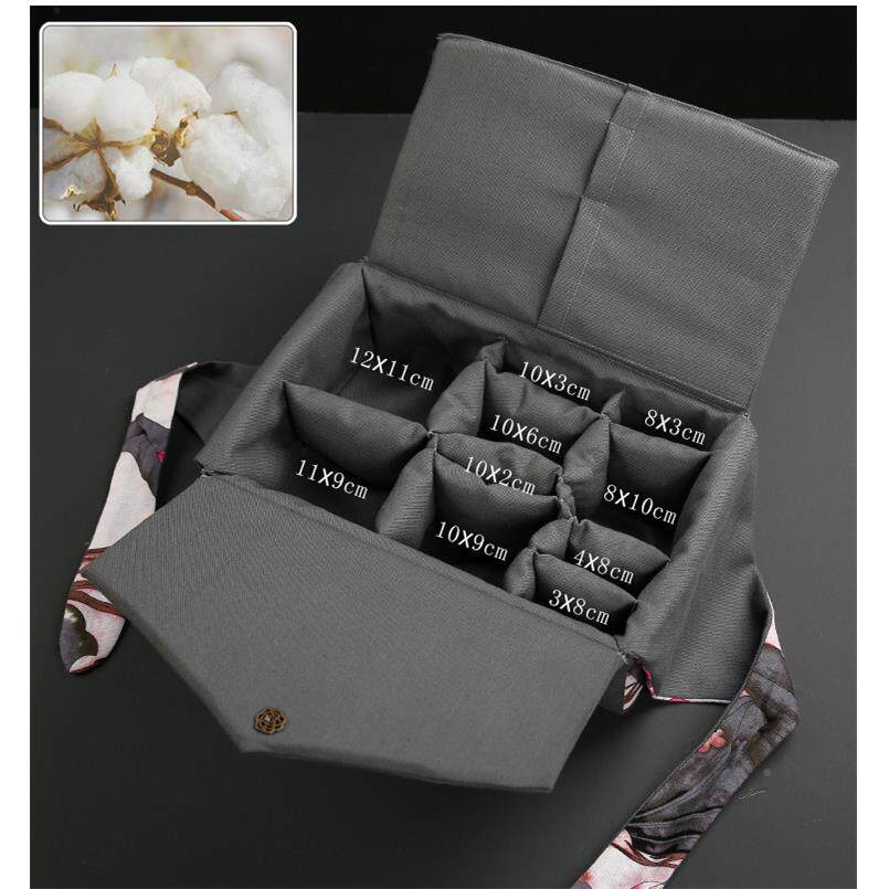 艺便携茶具2020408收纳包复古半手布盒旅行布袋茶道工差配件车载