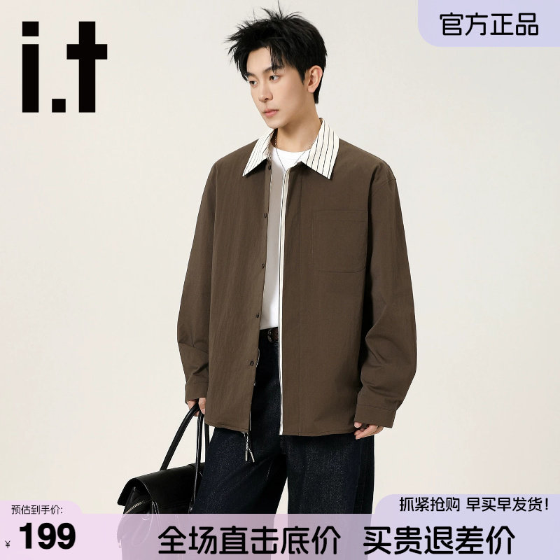 It5CM/FIVECM翻领衬衫夹克男