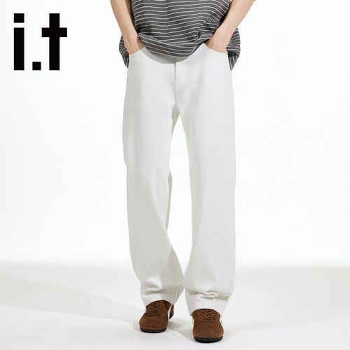 It5CM/FIVECM白色牛仔裤男