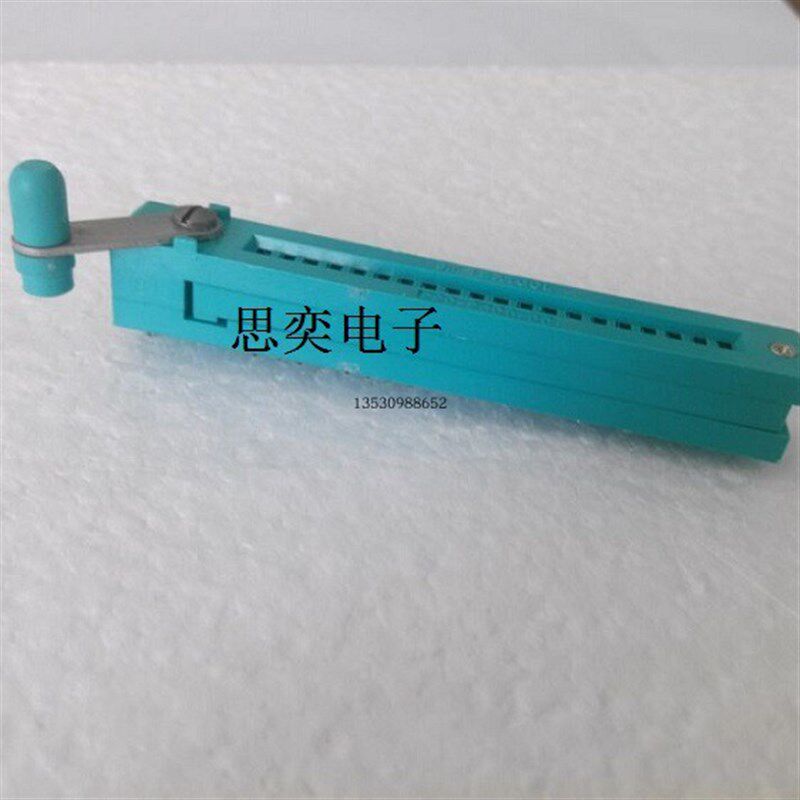 单排IC测试座20P 2.54锁紧座20脚活动座 IC活座1*20P