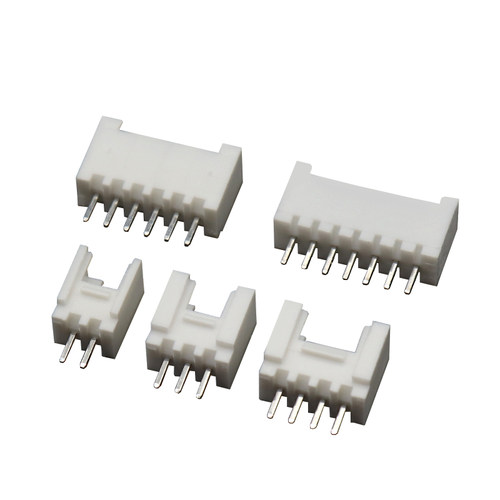 HY2.0 弯针插座 2.0mm间距 单排带锁扣2P3P4P5P6P7P8P-12P连接器