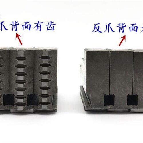 三爪卡盘卡爪三爪脚正爪反爪80 100 125 130 160 165 200 250 320