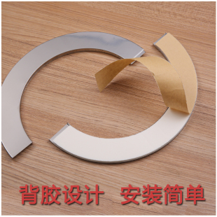 油烟机排烟管墙洞装饰盖抽油烟机烟管玻璃切孔遮挡吊顶遮丑不锈钢