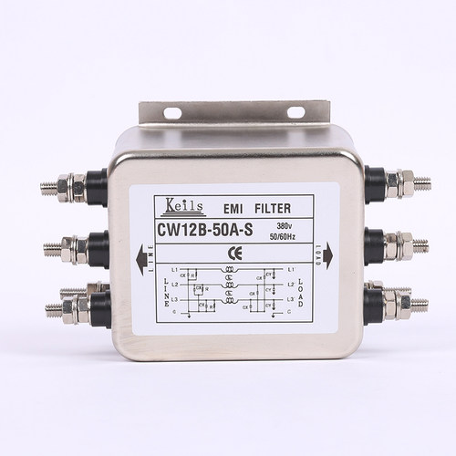 KEILS三相380V交流电源滤波器伺服变频器CW12B-30A40A50A60A-S