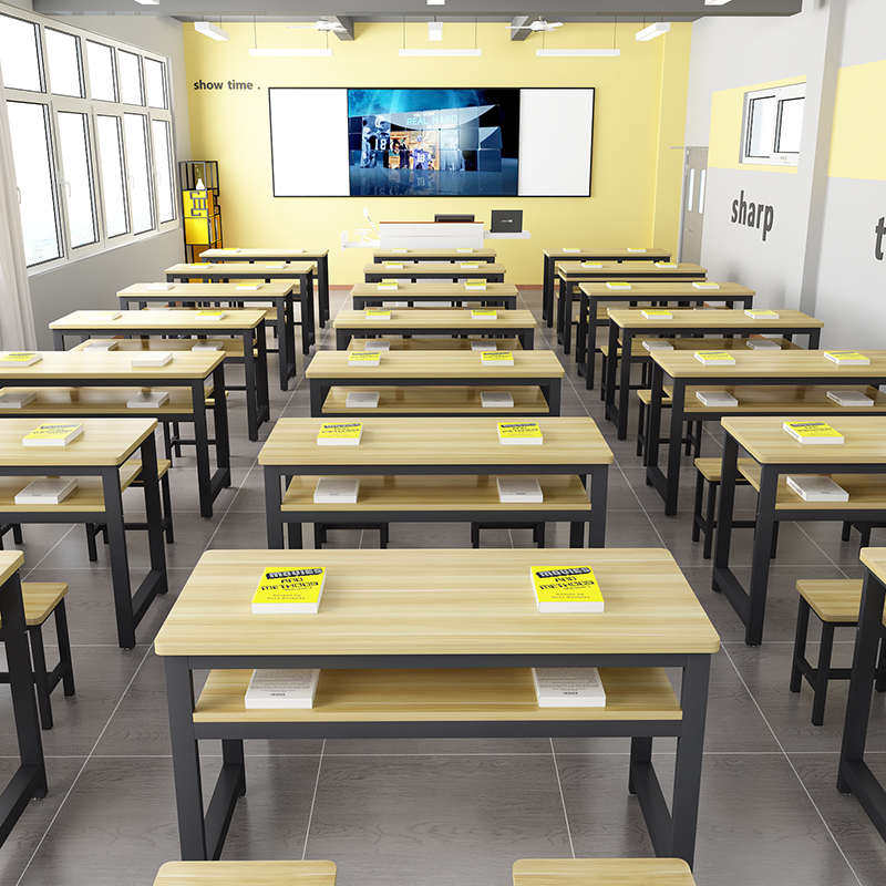 儿童培训班课桌椅学校补习补课班托书桌桌子辅导班午学习教室机构