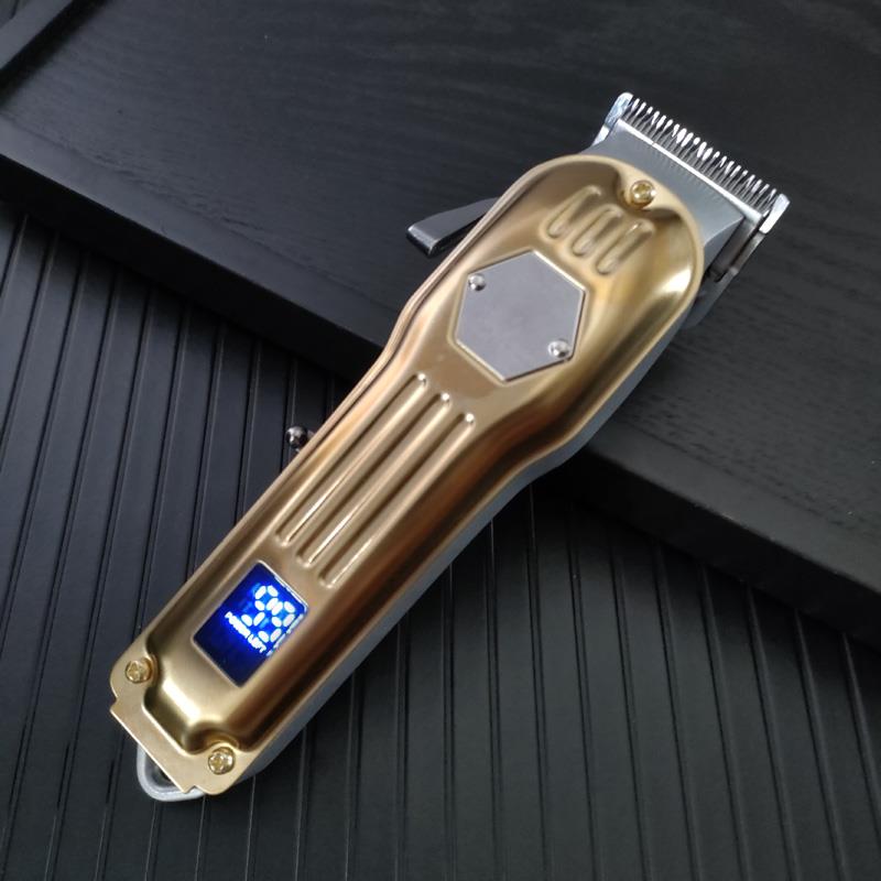 电推剪美式油头推T型0刀头渐变雕刻痕专业理发器发廊造型推白光头