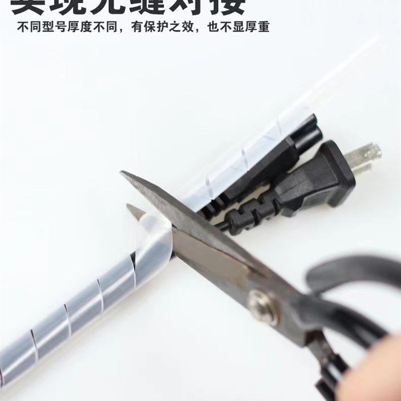 硅胶缠绕管硅胶螺旋管包线管光纤保护管穿线管柔软保护套管耐高温