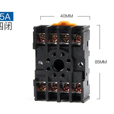 时间继电器底座PF083A PF113A PF085A插座子MK2P AH3 DH48S JTX