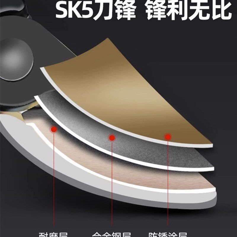 德国精工艺园剪刀剪树枝专用剪刀修枝剪园林果树修花家用sk5剪子