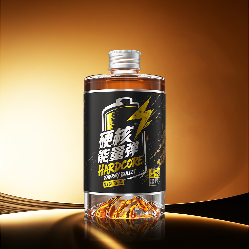 硬核能量弹肉苁蓉酒29度200ml 草本露酒 灵芝 铁皮石斛 药食同源