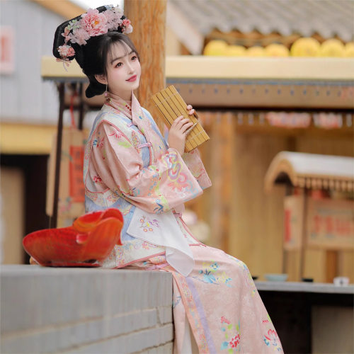 2026新款云锦原创格格服旗装汉服女春夏季晚清朝仙气古装高品质