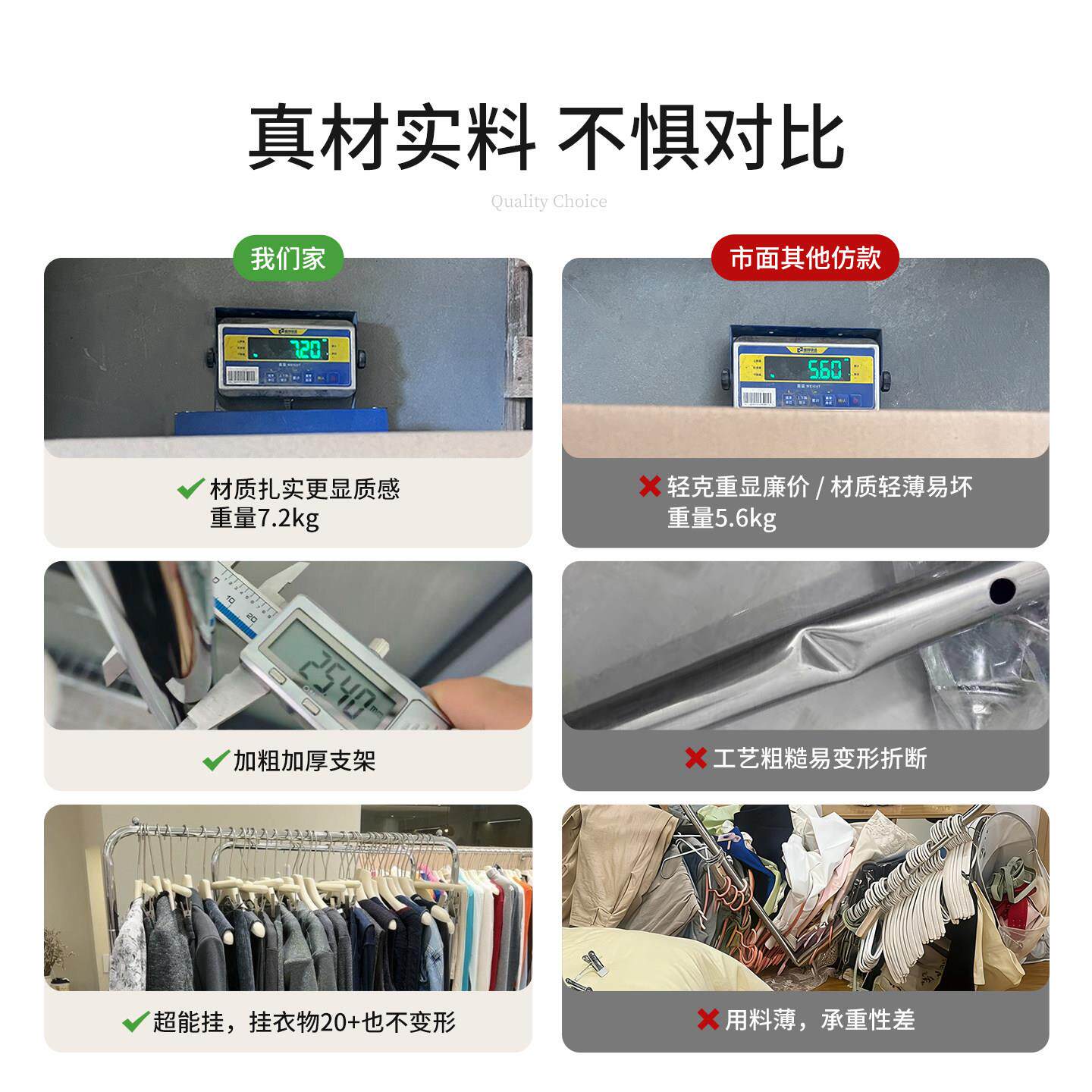 落地衣室架衣帽架卧内挂衣带轮角晾衣架房PCH间次净架衣服转收纳