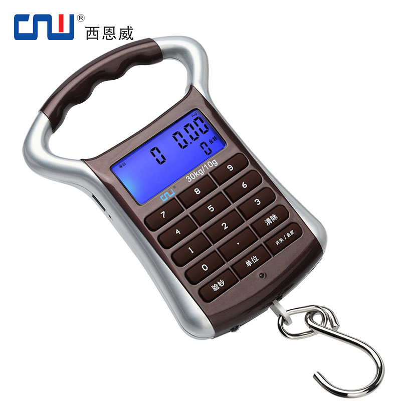 CNW充电款便携式手提电子秤高精度弹簧秤电子挂称自动计价行李称图片
