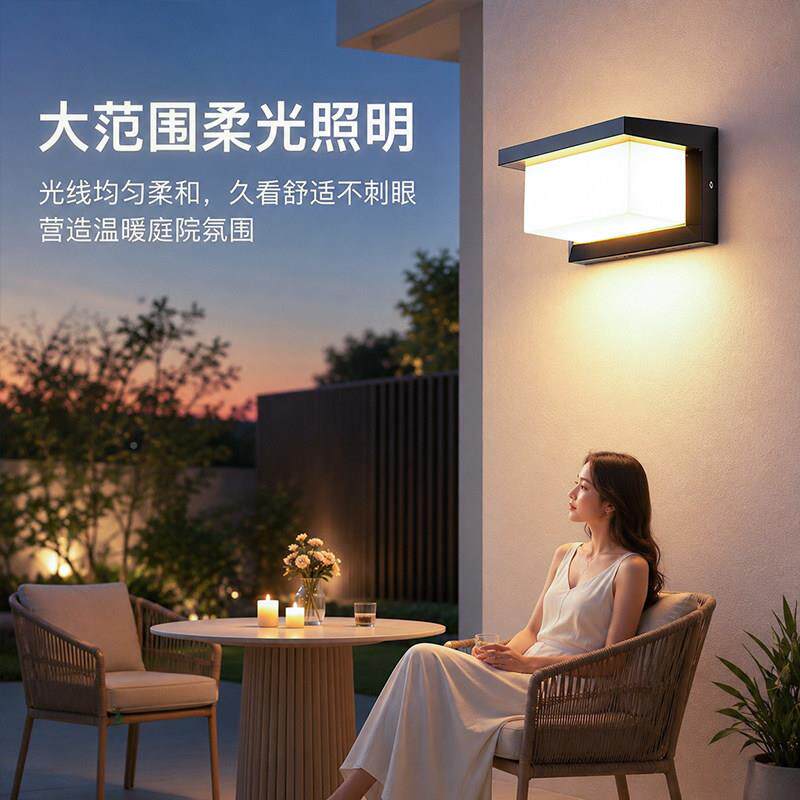 JYDJ户外壁灯防水超温门室大灯室外阳别墅庭院露台墙台灯楼梯感亮