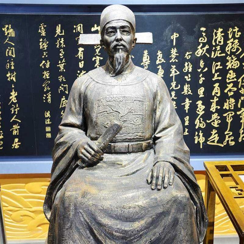 石膏人物设计定制明朝历史名人张居正雕像定做祠堂雕塑玻璃钢摆件