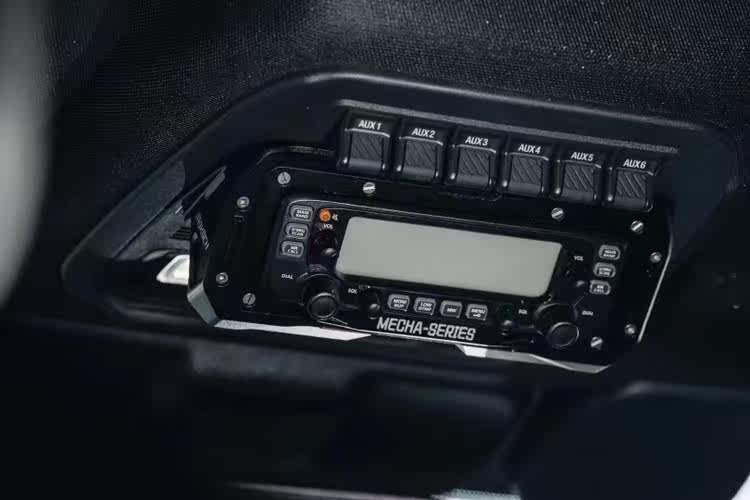 22-23 RAPTOR F150 라디오 셋톱 박스에 적합 수정 된 아이 박스 장식 커버 자동차 라디오 보호 쉘