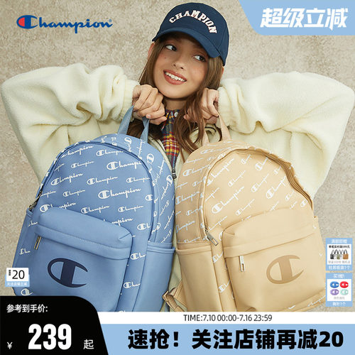 Champion大容量老花双肩包