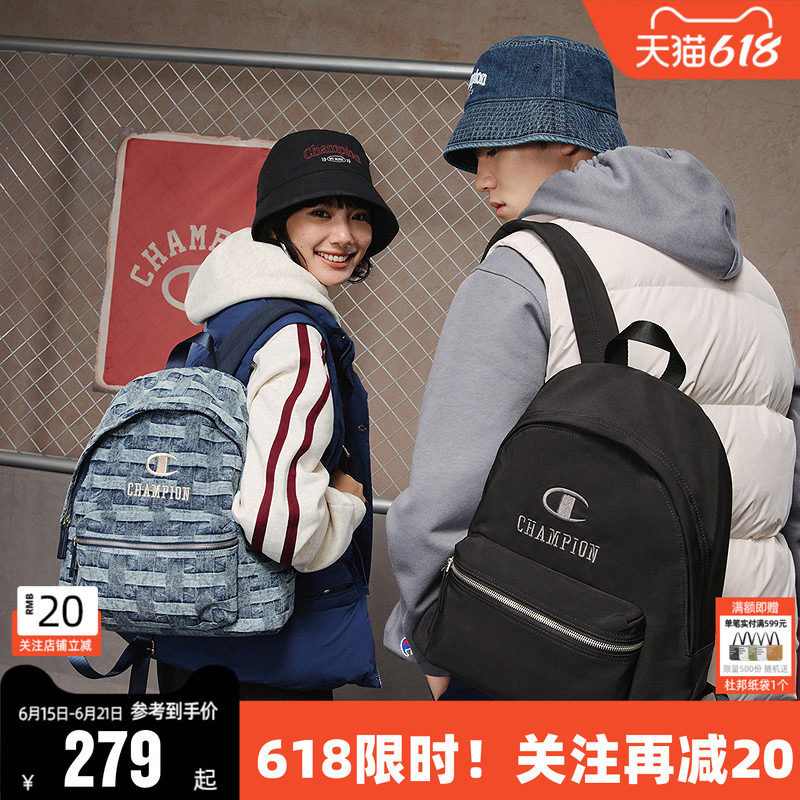 Champion冠军双肩包26新款男女情侣潮流休闲户外校园书包通勤夏季