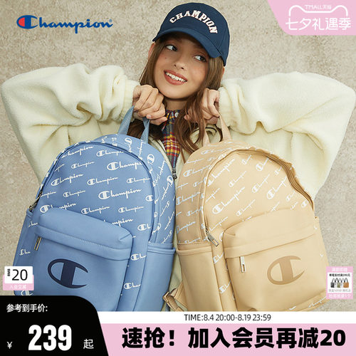 Champion大容量老花双肩包