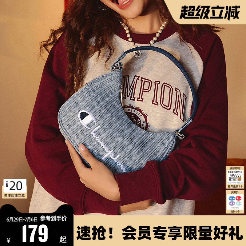 Champion冠军26春新刺绣腋下包