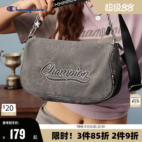 Champion冠军腋下包26新款女通勤牛仔hobo包时尚链条单肩包秋季