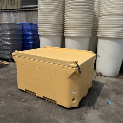 双层滚塑保温箱PU发泡虾仁浸泡桶毛肚浸泡桶冰块运输桶冷藏箱