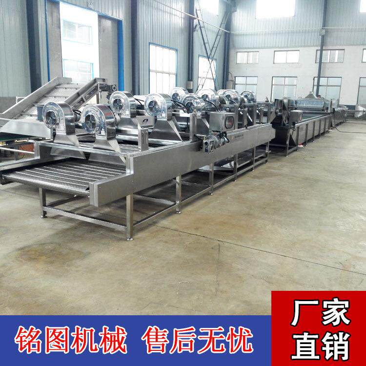 厂家直供 鸡鸭产品卤煮设备 豆干卤制流水线 毛豆荚蒸煮杀青机