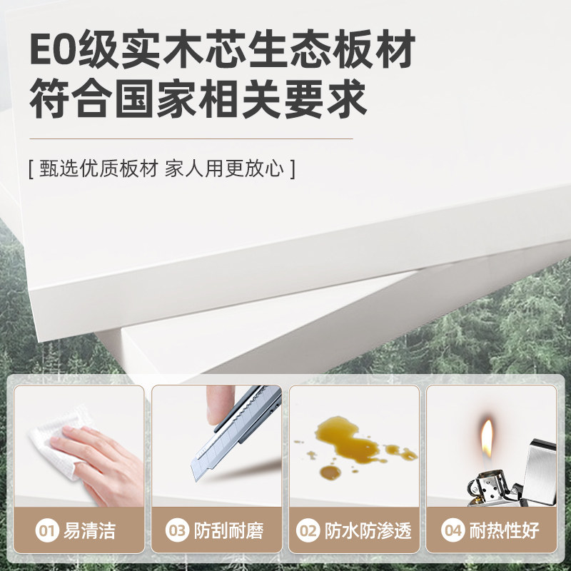 实木转角书桌书架书柜一体组合桌子家用学生写字学习桌轻奢电脑桌
