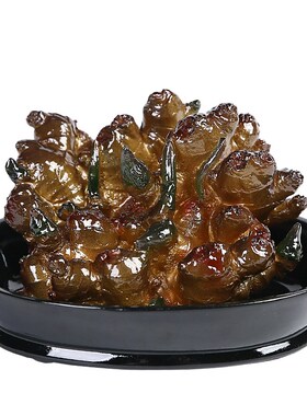 一统江山摆件家居装饰创意手工客厅办公室茶桌面摆设茶宠可养变色