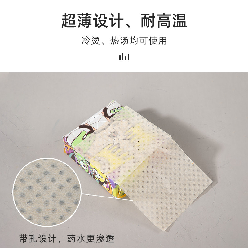 艾文一次性超薄烫发纸理发店手腕网孔纸美发专用电发纸冷热烫绵纸图片