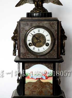 纯铜座钟 机械钟表 纯铜 机械座钟 机械 润滑油 机械  手工钟表
