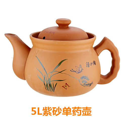 分体式电热炉专用汤煲单壶配件2.3升4升5升6升熬药砂锅药罐养生壶