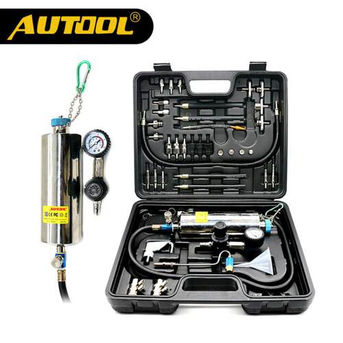 AUTOOL C100 汽车燃油喷油嘴免拆清洗吊瓶工具三元催化节气门设备
