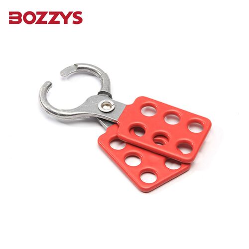 BOZZYS工业设备锁定防火花铝制六孔注塑搭扣锁安全锁具BD-K11
