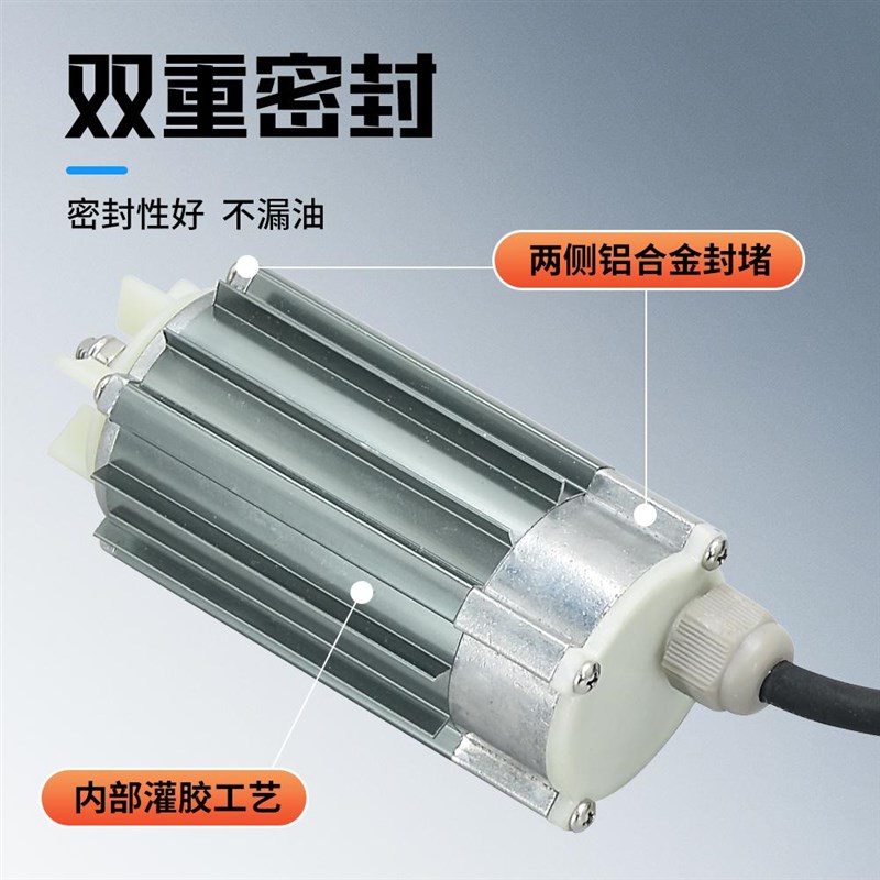 无刷电动水泵油泵永磁电机纯铜线圈12v24v潜水泵迷你款高扬程