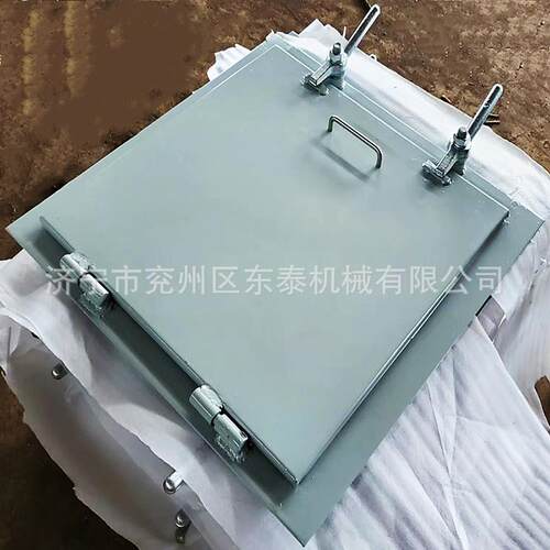 厂家工落煤管检修观察门漏斗043锈加工定制钢密封检修门加烟道人