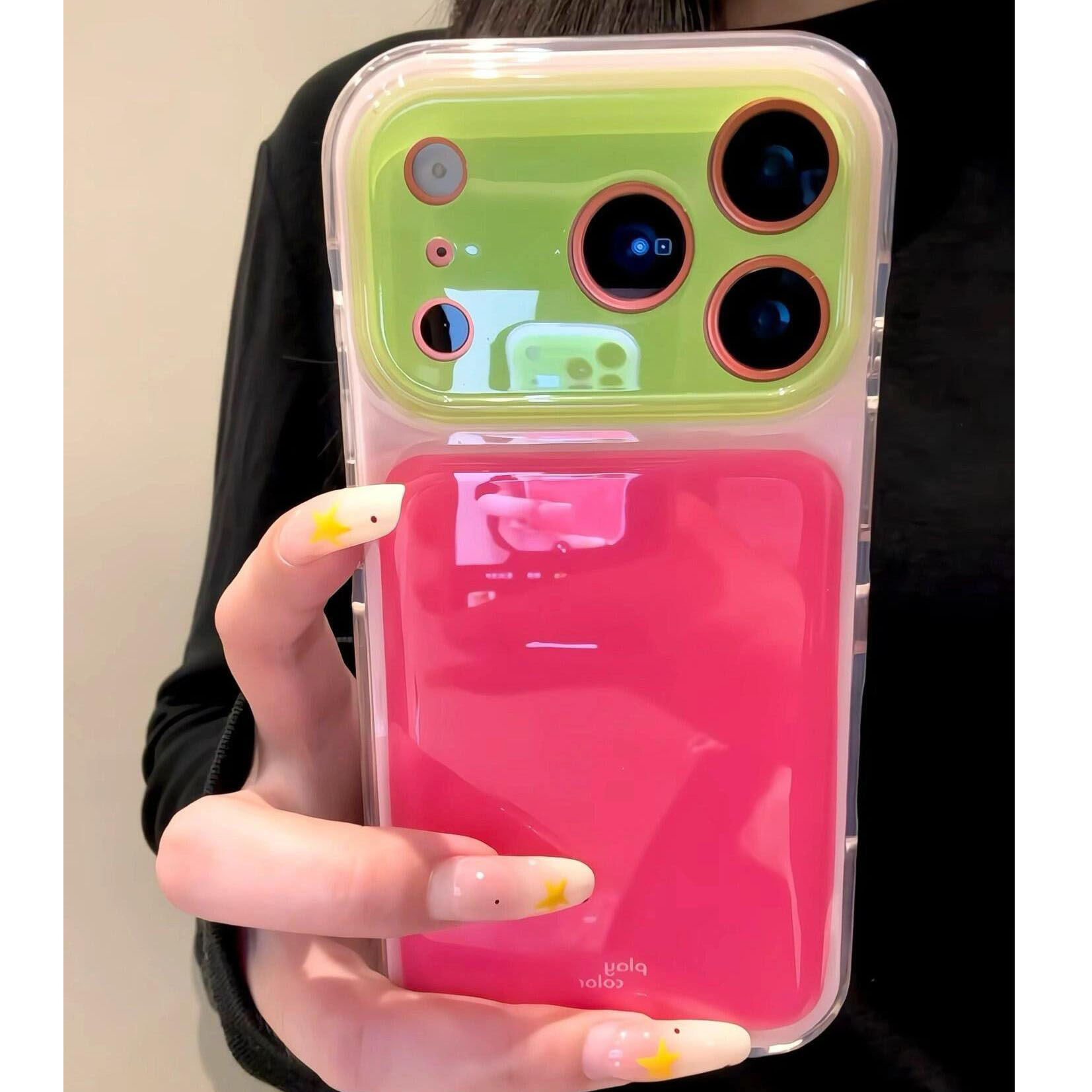 撞色多巴胺果冻防摔手机壳适用IPhone17promax新款苹果17pro情侣16PM韩系ins风16pro小众不撞壳15纯色保护套