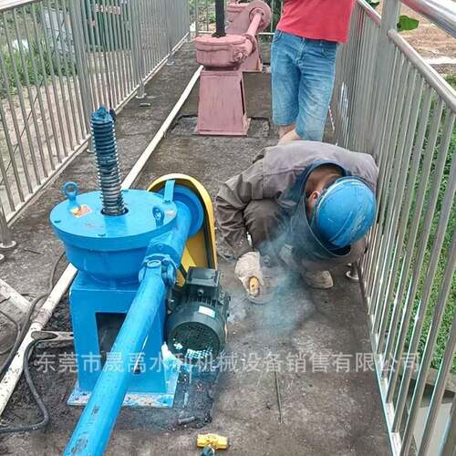 广州市双吊点电动螺杆式启闭机手电两用式螺杆启闭机更换安装调试