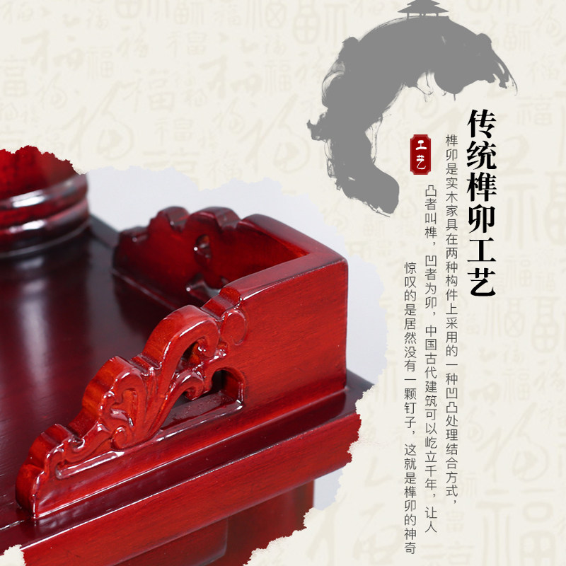 实木佛龛带门观音佛中式供桌柜台财神爷台供柜立柜套立式家用佛新