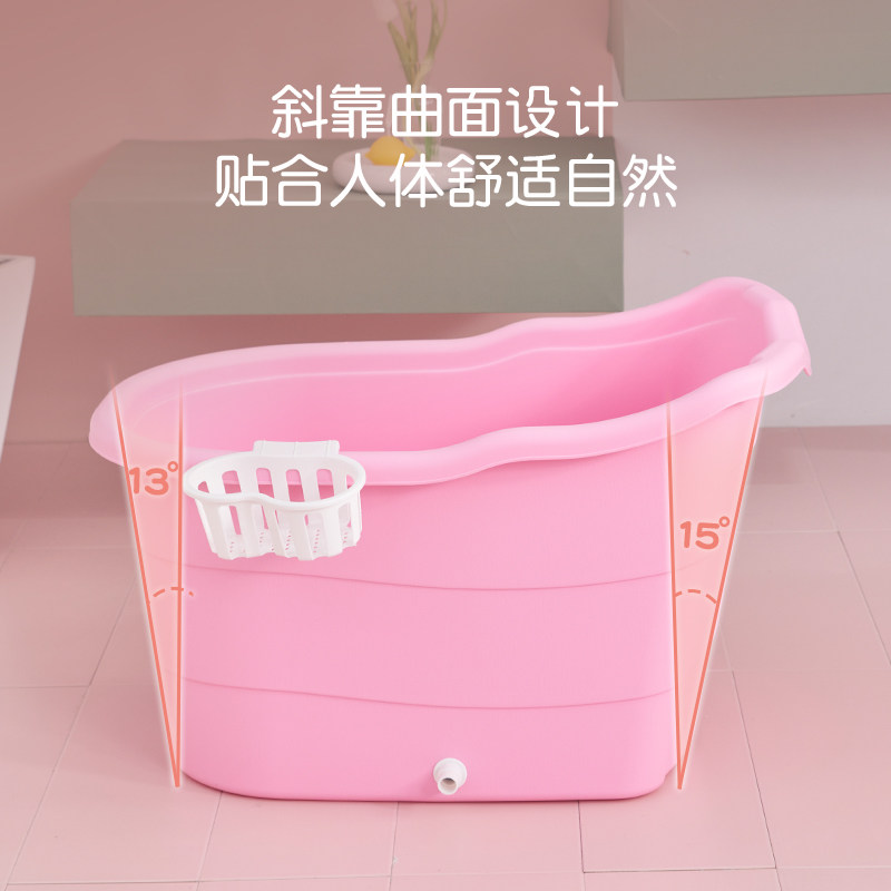 宝宝洗澡盆儿童浴桶大桶沐浴婴儿洗澡可新生儿浴盆坐桶用品号加厚