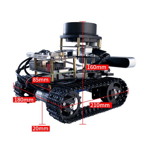 ROS MINI T10激光雷达自主巡航避障机器人 树莓派智能开源小车