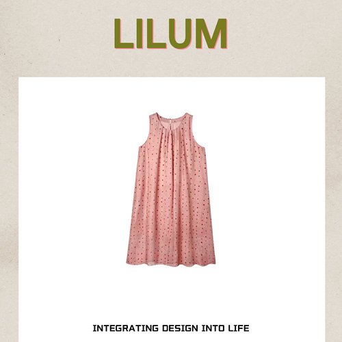 【小田直播间】LILUM厘白【古君连衣裙】时尚百搭休闲连衣裙