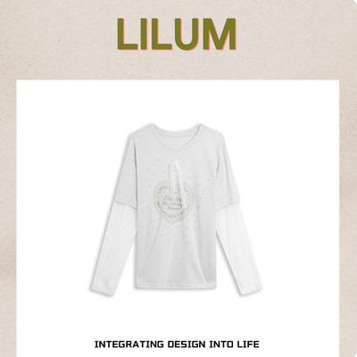 【小田专享】LILUM厘白【斜晖打底】时尚百搭休闲打底LB5070