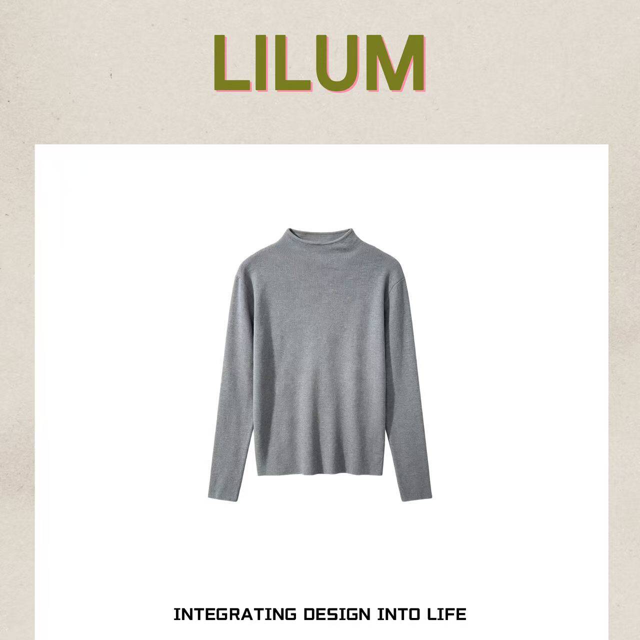 【小田直播间】LILUM厘白【银屏打底】时尚百搭休闲打底