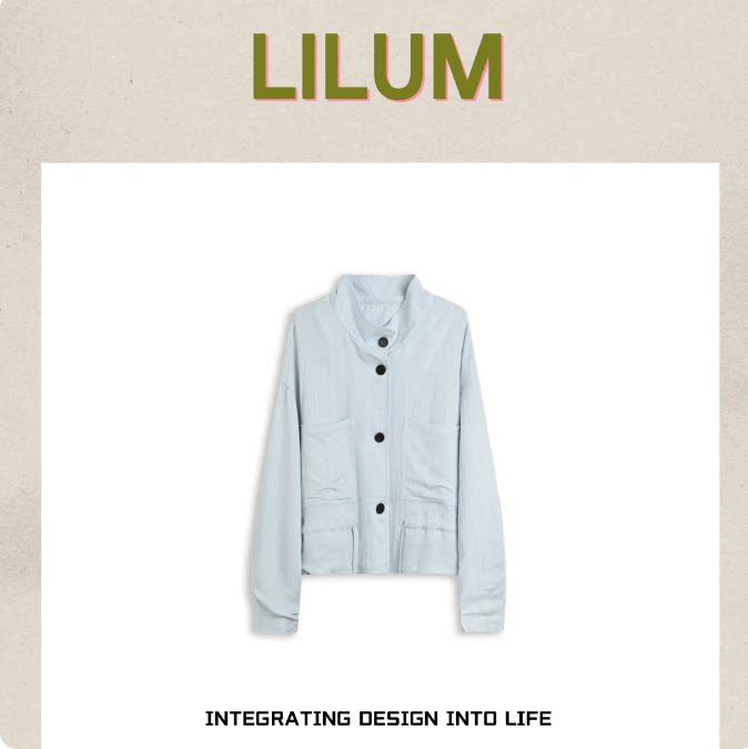 【小田专享】LILUM厘白【丁宁外套】时尚百搭休闲外套 LB5050