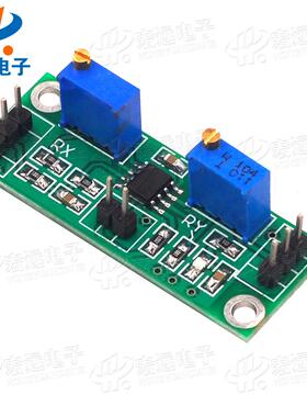 LM358弱信号放大器电压放大器二级运算放大模块单电源信号采集器