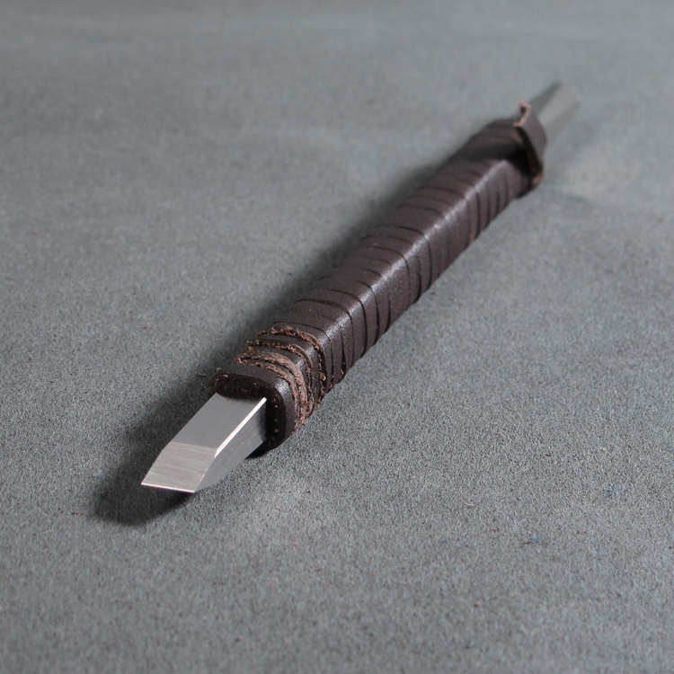 【忆云轩】8mm超篆刻白钢刻石工具手工刻刀刀硬铜篆刻雕整体