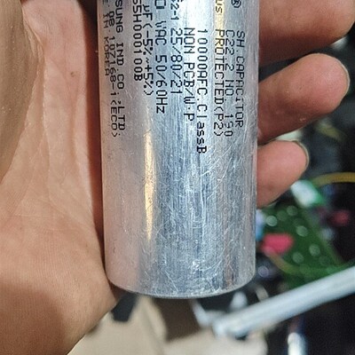 LG冰箱压缩机启动电容55UF 50/60HZ 10000AFC 12UF 10000AFC 18UF